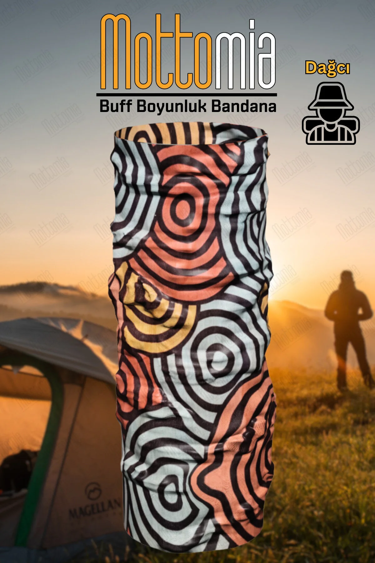 Buff - Dağcı Desen Baskılı Buff - 4 Mevsim Buff - Görsel 8