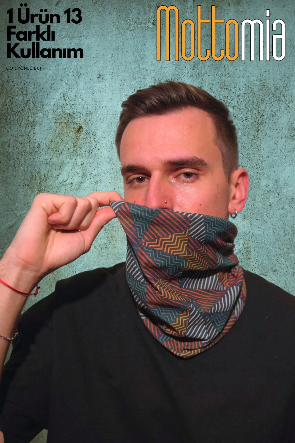 Buff - Etnik Desen Baskılı Buff - 4 Mevsim Buff - Görsel 3