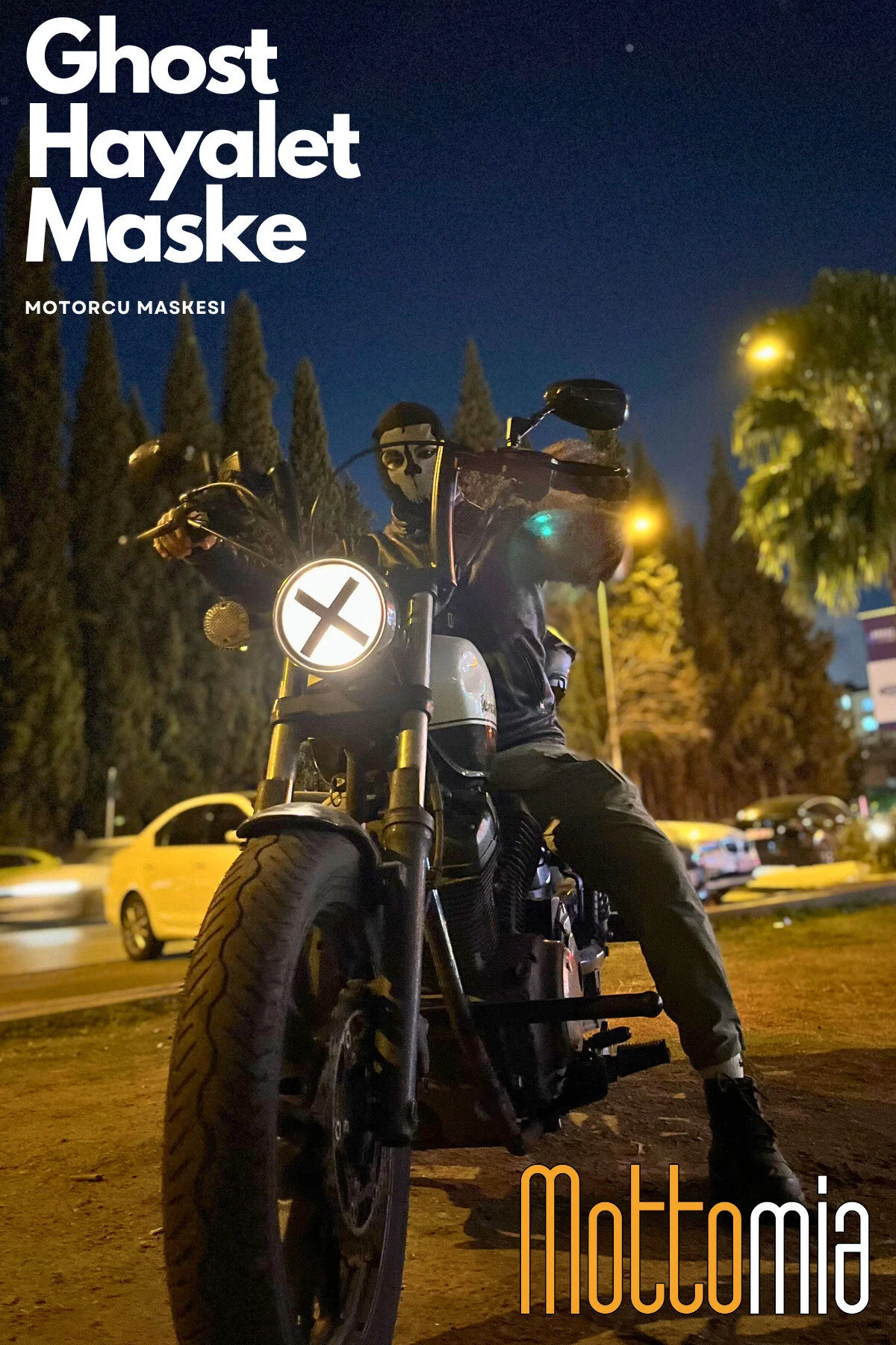 Ghost Maske - Call of Duty - Motorcu Maskesi (Siyah) - Görsel 4