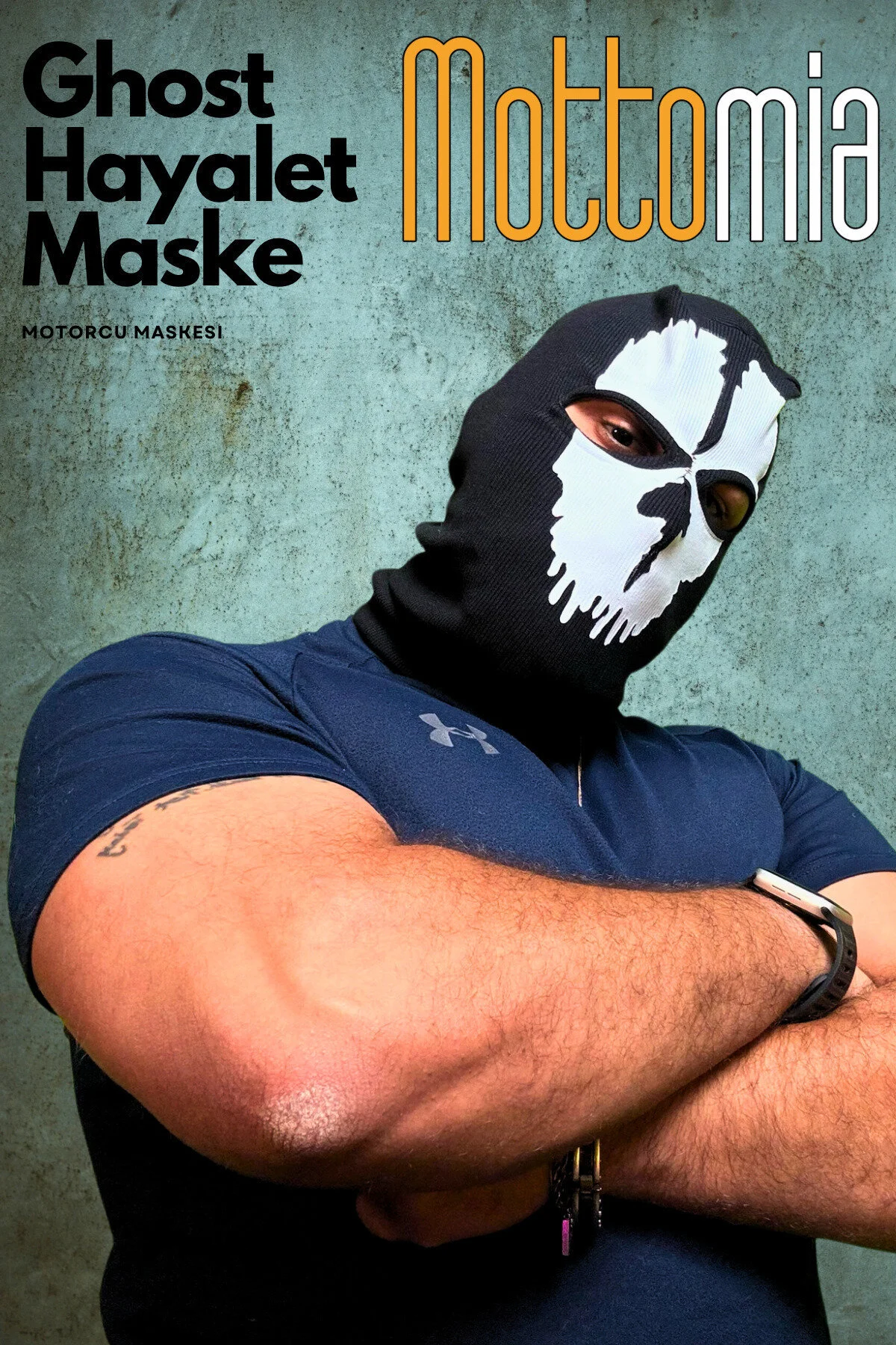 Ghost Maske - Call of Duty - Motorcu Maskesi (Siyah)