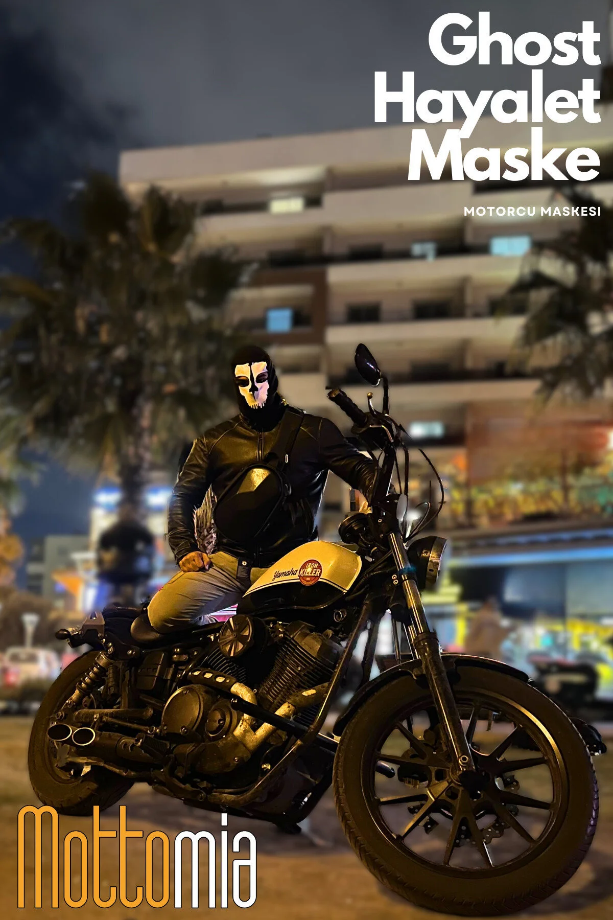 Ghost Maske - Call of Duty - Motorcu Maskesi (Siyah) - Görsel 3