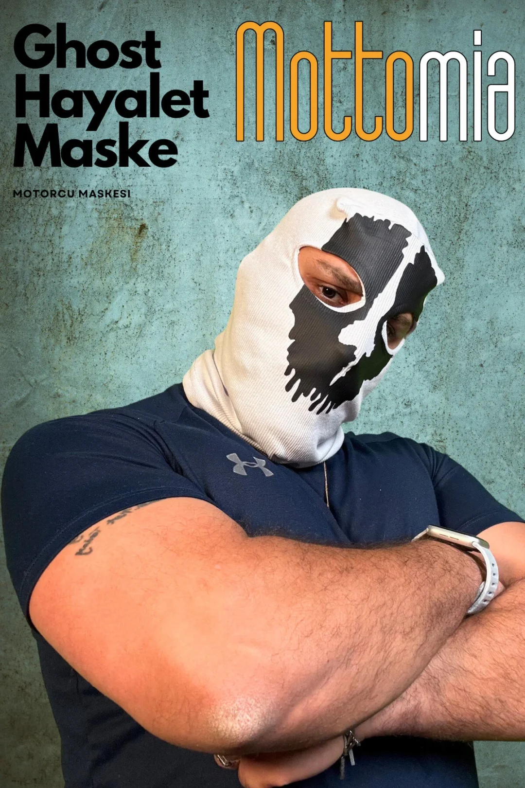 Ghost Maske - Call of Duty - Motorcu Maskesi (Beyaz)