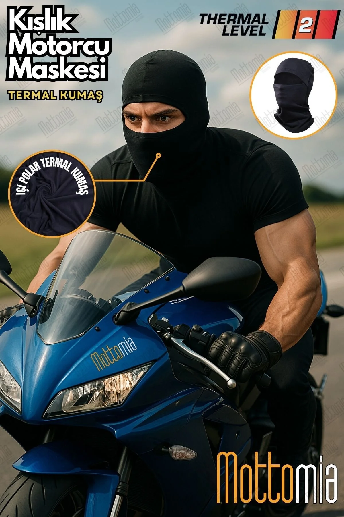 Kışlık Kar Maskesi - Kask İçi Bere