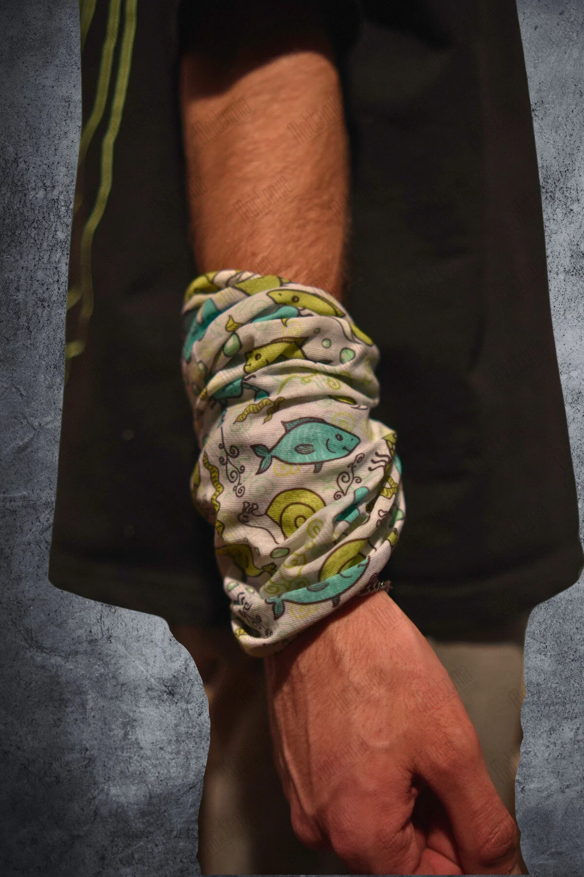 Buff - Balık Desen Baskılı Buff - 4 Mevsim Buff - Görsel 2